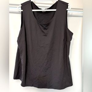 Simple black dress tank